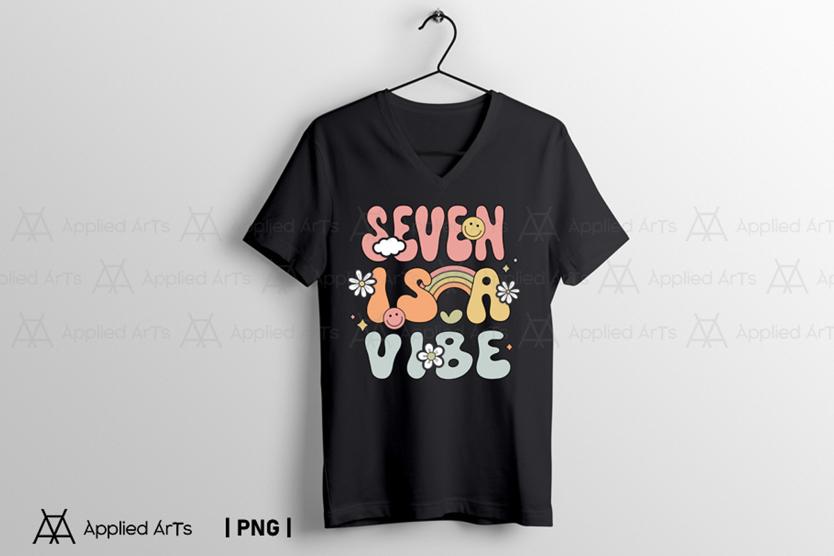 Groovy 7th Birthday, Seven is a Vibe, an Object Graphic by Applied Arts (Photo 3 of 4)