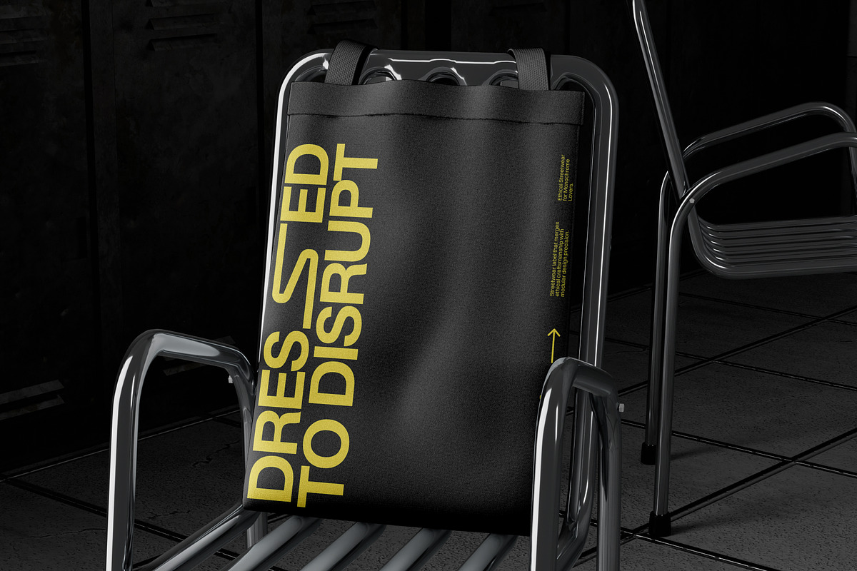 Totebag Mockup, a Merchandise Mockup by SLAB! Design (Photo 3 of 6)