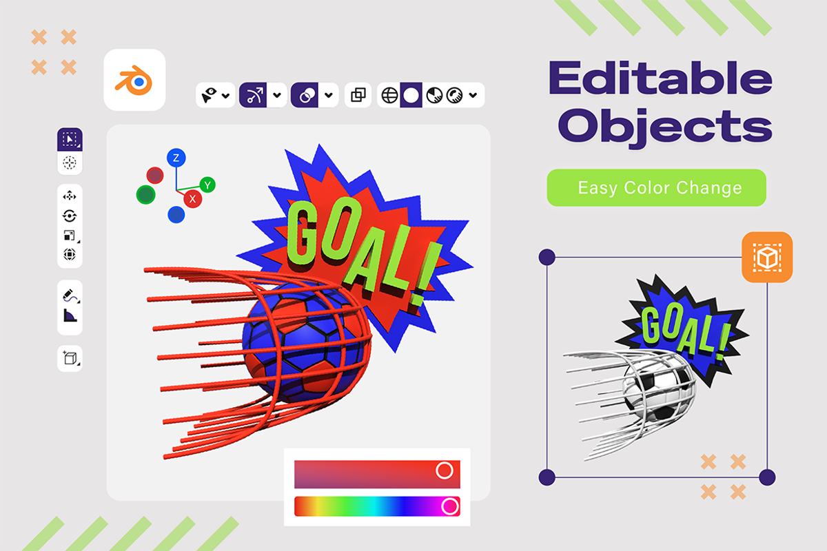 World Cup 3D Icon Pack, an Object 3D Model by Burntilldead (Photo 4 of 7)