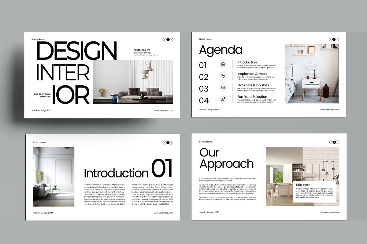 Interior Design Presentation, a Presentation Template by MightyDesign (Photo 2 of 8)