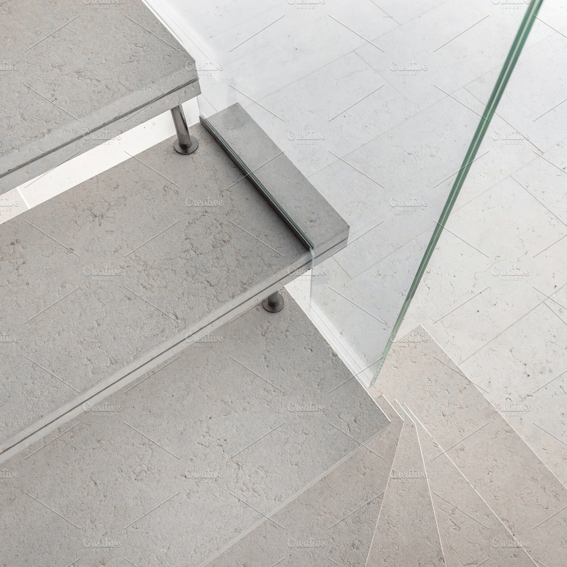 Grey microcement stairs, an Architecture Photo by KYNA STUDIO