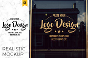Storefront / Window Logo Mockup, a Product Mockup by MockUpgrade (Thumbnail 1 of 6)