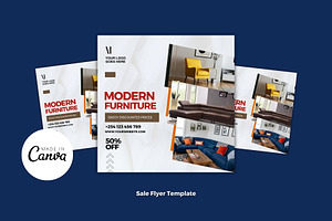 Modern Furniture Sale Flyer Template