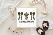 Jesus Made Her a Mama Camo Cross Bow, an Illustration by CraftArtStudio (Thumbnail 4 of 4)