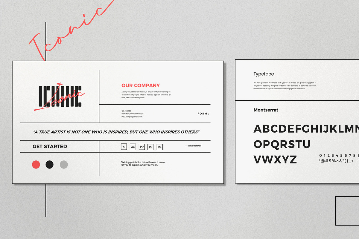 Iconic - Minimal Lookbook Keynote, a Presentation Template by Dirtytemp Studio (Photo 3 of 11)