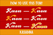 Kasabina - Groovy Script Font, a Font by PutraCetol Studio (Thumbnail 11 of 11)