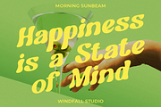 Morning Sunbeam - Retro Bold Font, a Sans Serif Font by Windfall Co (Thumbnail 8 of 10)