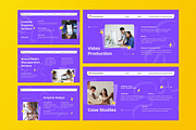 Purple Creative Agency Google Slide, a Presentation Template by Aiyari Graphic (Thumbnail 4 of 5)
