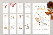 2023 rabbit calendar - 4 templates, a Stationery Template by Cute vector (Thumbnail 8 of 10)