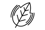 Leaf Line Icon, an Icon by Pexelpy (Thumbnail 1 of 2)