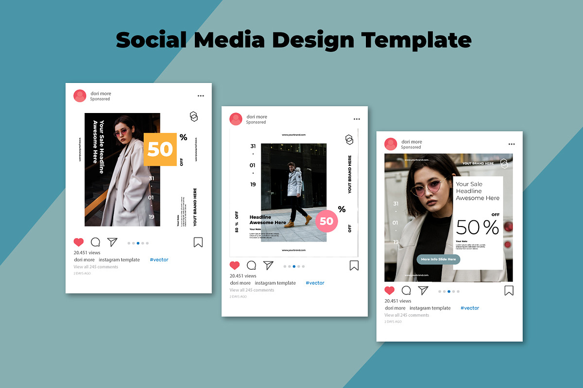 Social Media Cool Template, a Social Media Template by AM studio (Photo 5 of 6)