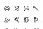 Biotechnology & Genetic Engineering, an Outline Icon by IconBunny (Thumbnail 2 of 2)