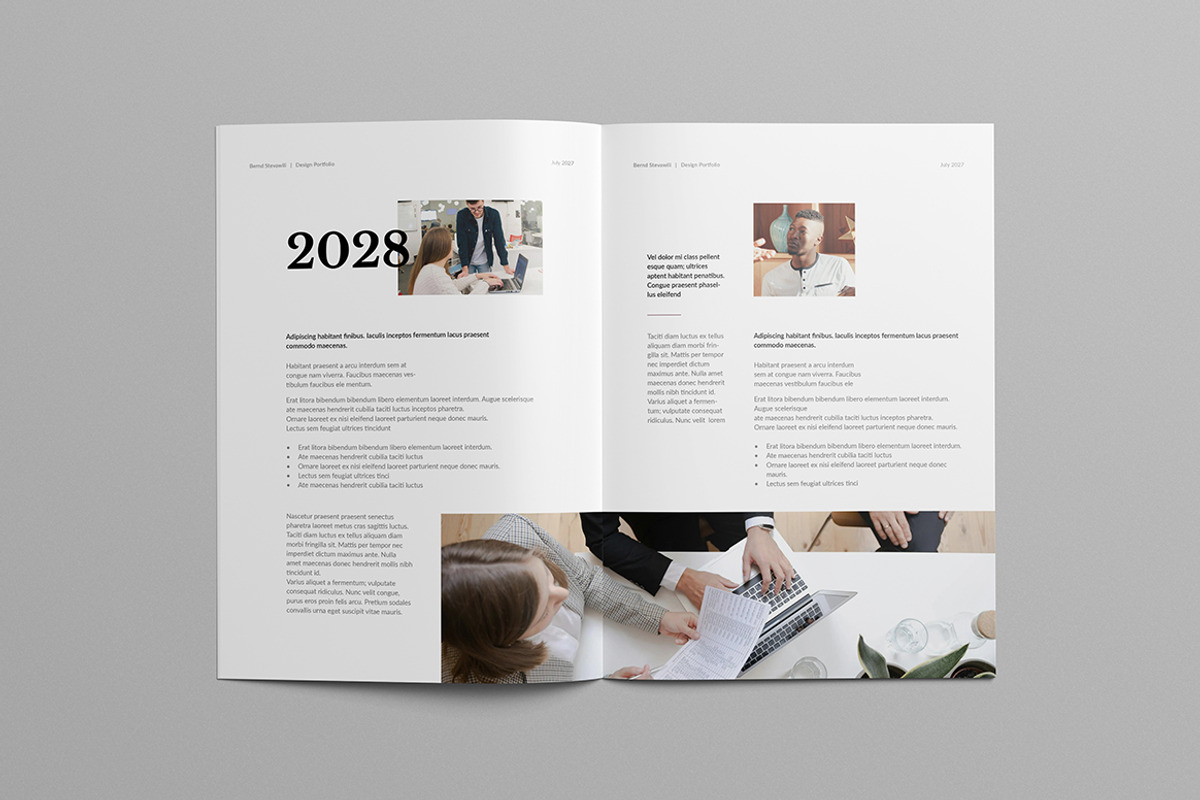 Design Portfolio Template | Indesign, a Brochure Template by HiveArts (Photo 9 of 11)