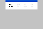 Milk Product Landing Page, an UI Kit Template by CreativeShaper (Thumbnail 6 of 6)