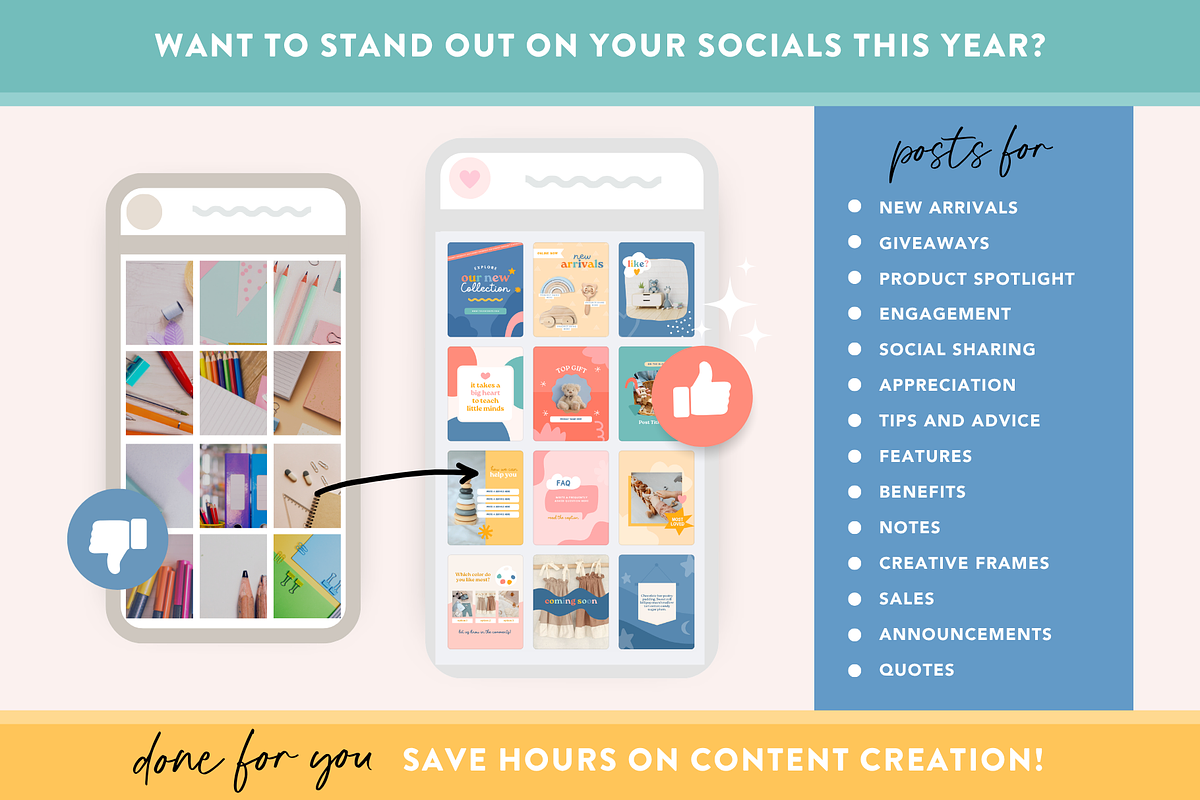 Kids Instagram Templates Canva, a Social Media Template by Design Pixie (Photo 6 of 8)
