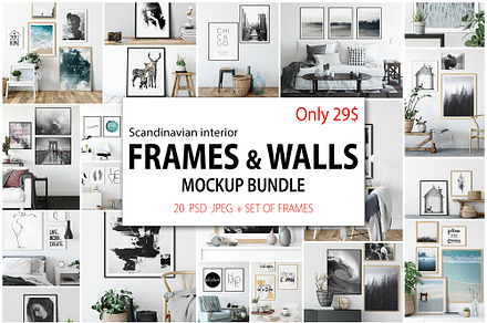 Frames & Walls Scandinavian Bundle
