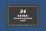 Retro Square Patterns Pack, a Pattern Graphic by Mark Borbely (Thumbnail 1 of 4)