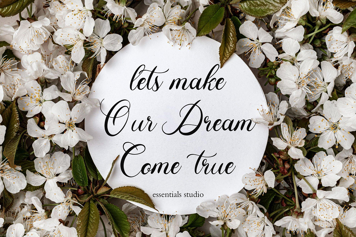 loveline glamour, a Script Font by Essentials Studio (Photo 6 of 10)