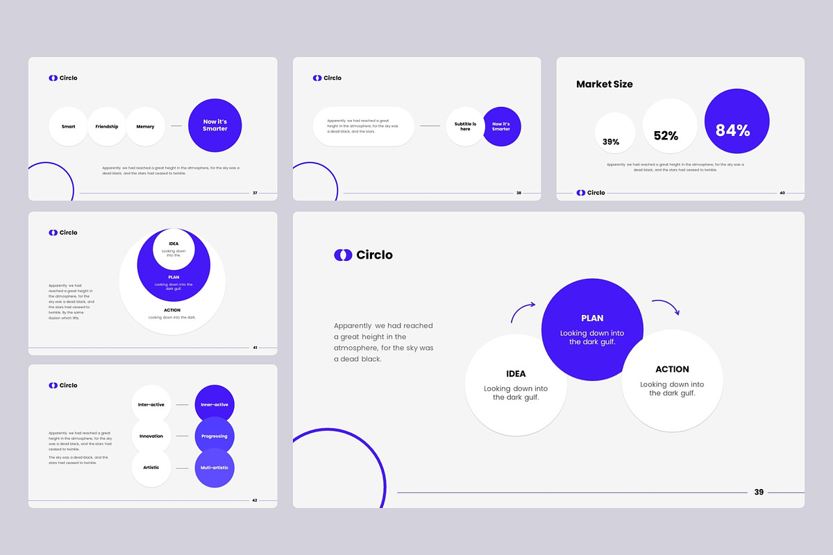 Circlo- Animated Keynote Template, a Presentation Template by MNML Agency (Photo 16 of 62)