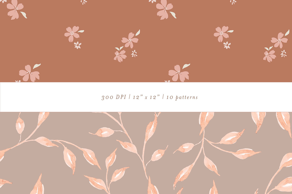 Terracotta Boho Pattern Bundle, a Pattern Graphic by Mieken Petra Designs (Photo 4 of 6)