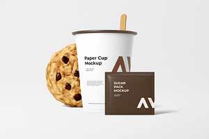 Paper Cup Mockup, a Cups & Container Mockup by zpackcreative