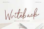 Writeback 2 Style Brush Font, a Handwriting Font by TrimStudio
