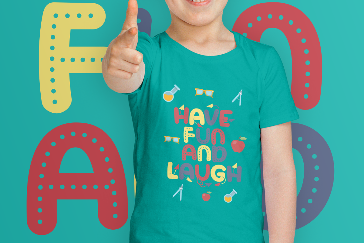 Super School - Funny Kids 10 Various, a Font by PutraCetol Studio (Photo 4 of 11)