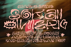 SOKAN OUMERIG — Ethnic Raw Font