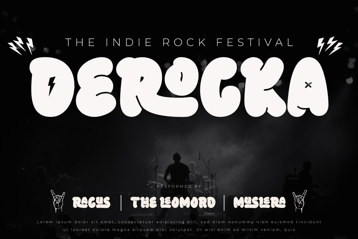 Moranky - Funky Decorative Font, a Sans Serif Font by twinstd (Photo 6 of 8)
