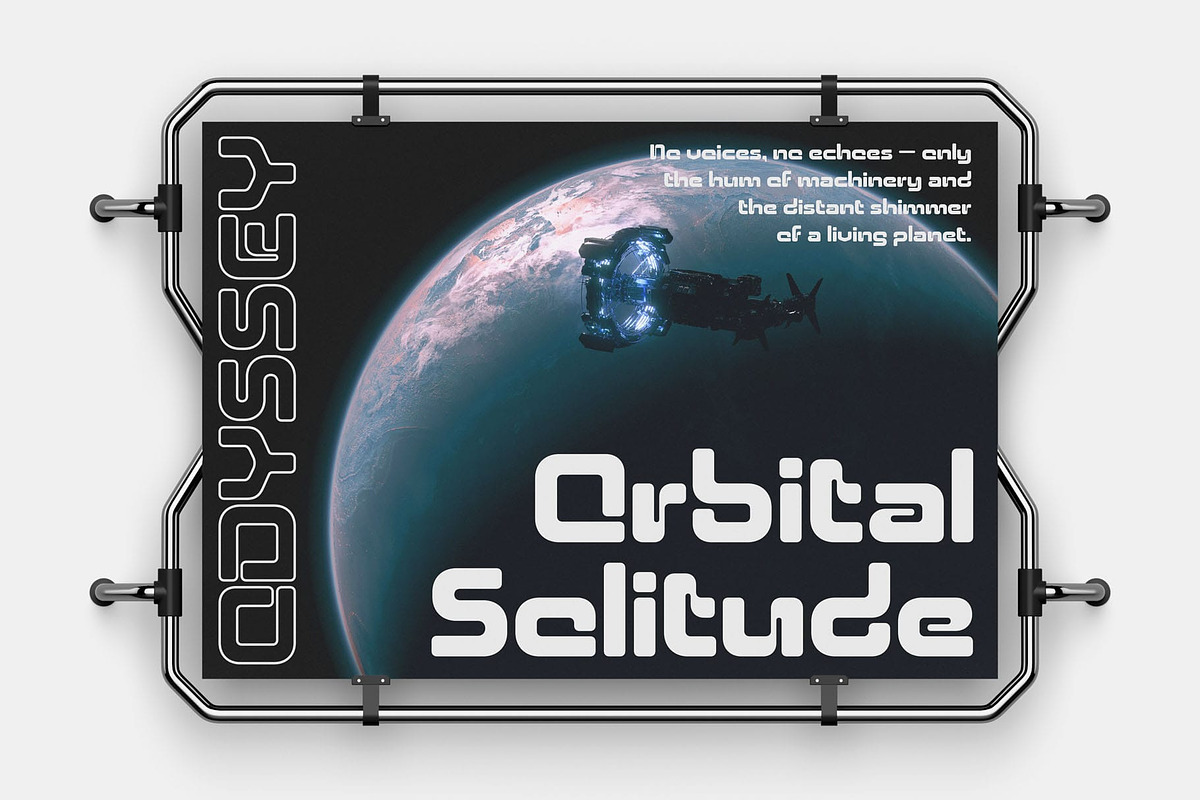 CS Visible – Futuristic Font, a Sans Serif Font by Craft Supply Co. (Photo 6 of 8)