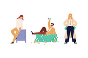 Rich people with money set, a Finance Illustration by Good Studio (Thumbnail 2 of 5)