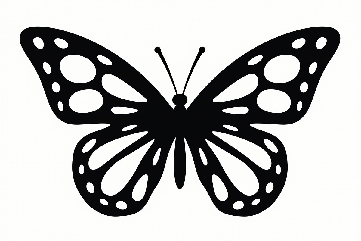 butterfly laser cut design, an Illustration by balal (Photo 7 of 13)