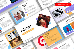 Alisher – Business PowerPoint, a Presentation Template by kreatifreya