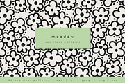 Meadow Seamless Pattern Set, a Pattern Graphic by Curly_Pat (Thumbnail 1 of 8)