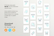 Gynecology | 32 Icons Set Hand Drawn, an Outline Icon by Marina Silence (Thumbnail 11 of 18)