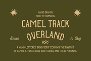 SFC Camel Track, a Sans Serif Font by Skilline Supply Co. (Thumbnail 4 of 8)