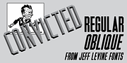 Convicted JNL, a Sans Serif Font by Jeff Levine Fonts (Thumbnail 1 of 5)