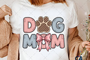 Retro Valentine Dog Mom PNG, an Illustration by Creative Art (Thumbnail 3 of 6)