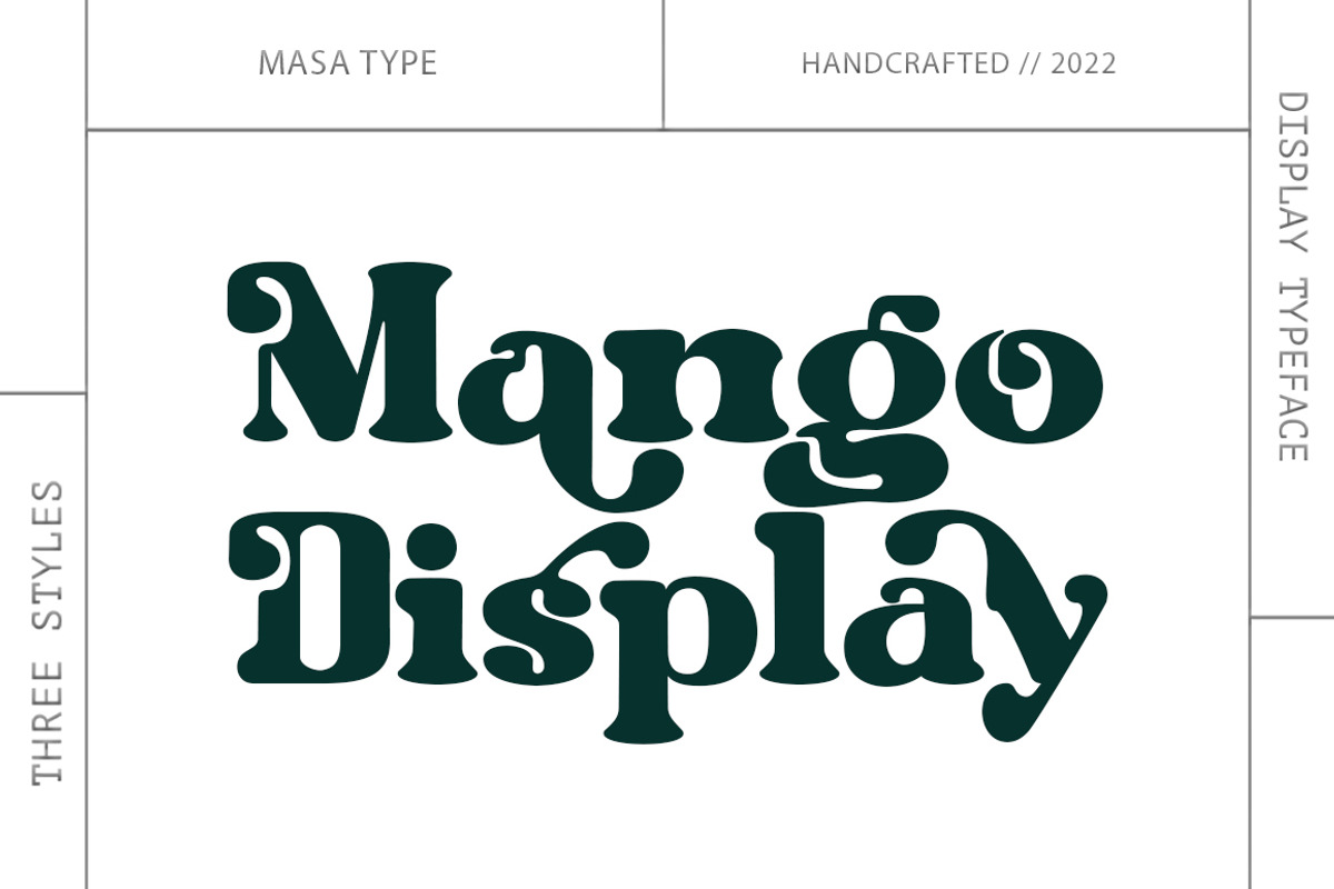 Mango Display, a Serif Font by MasaType (Photo 1 of 10)