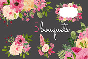 Watercolor Flower Clip Art - Flirty, an Illustration by Prettiful Designs (Thumbnail 5 of 5)