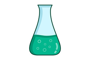 Flask Vector Icon, an Icon by Pexelpy