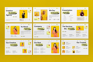 Yellow Creative Business Agency PPT