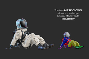 PSD Mockup 3D NASA Astronaut 41