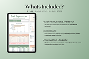Simple Biweekly Budget - Green, a Templates & Theme by The Creative Plans co (Thumbnail 5 of 10)