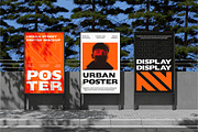 Urban Street Poster Mockup, an Advertising Mockup by Unerispace (Thumbnail 2 of 5)