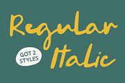 Sandra Drawn, a Script Font by Craft Supply Co. (Thumbnail 5 of 8)