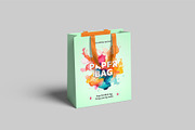 Paper Bag Mockup, a Merchandise Mockup by graphictime (Thumbnail 2 of 12)