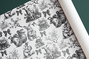 Easter Toile Seamless Pattern Set, a Pattern Graphic by AYAKA Studio Co. (Thumbnail 8 of 12)