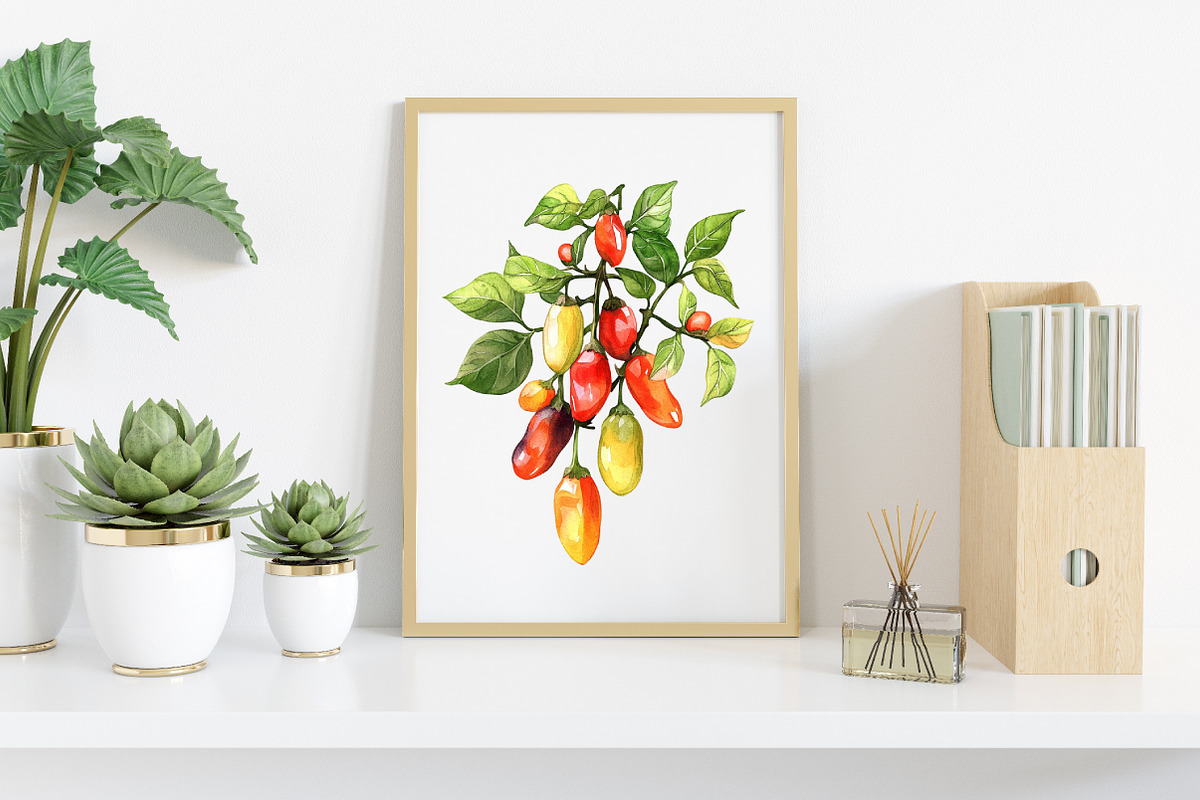 Watercolor Southwestern Christmas, an Illustration by Canvas Craft (Photo 7 of 8)