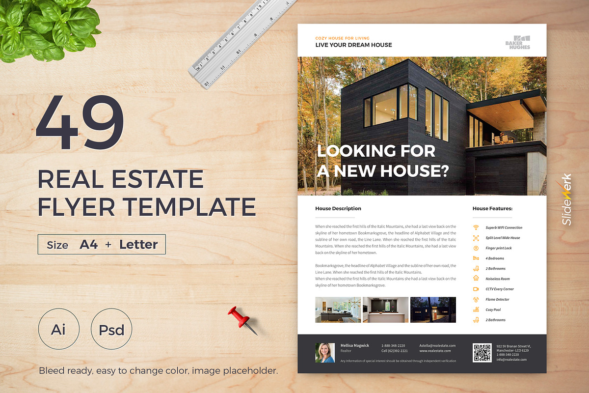 Real Estate Flyer 49 - Slidewerk, a Flyer Template by Slidewerk